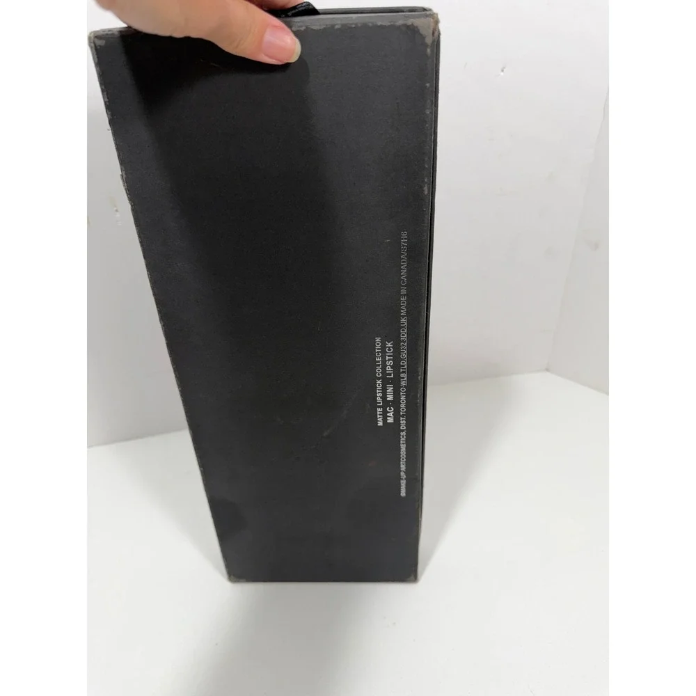 MAC Matte Lipstick Collection Empty Storage Box Case for 24 Mini Lipsticks Black